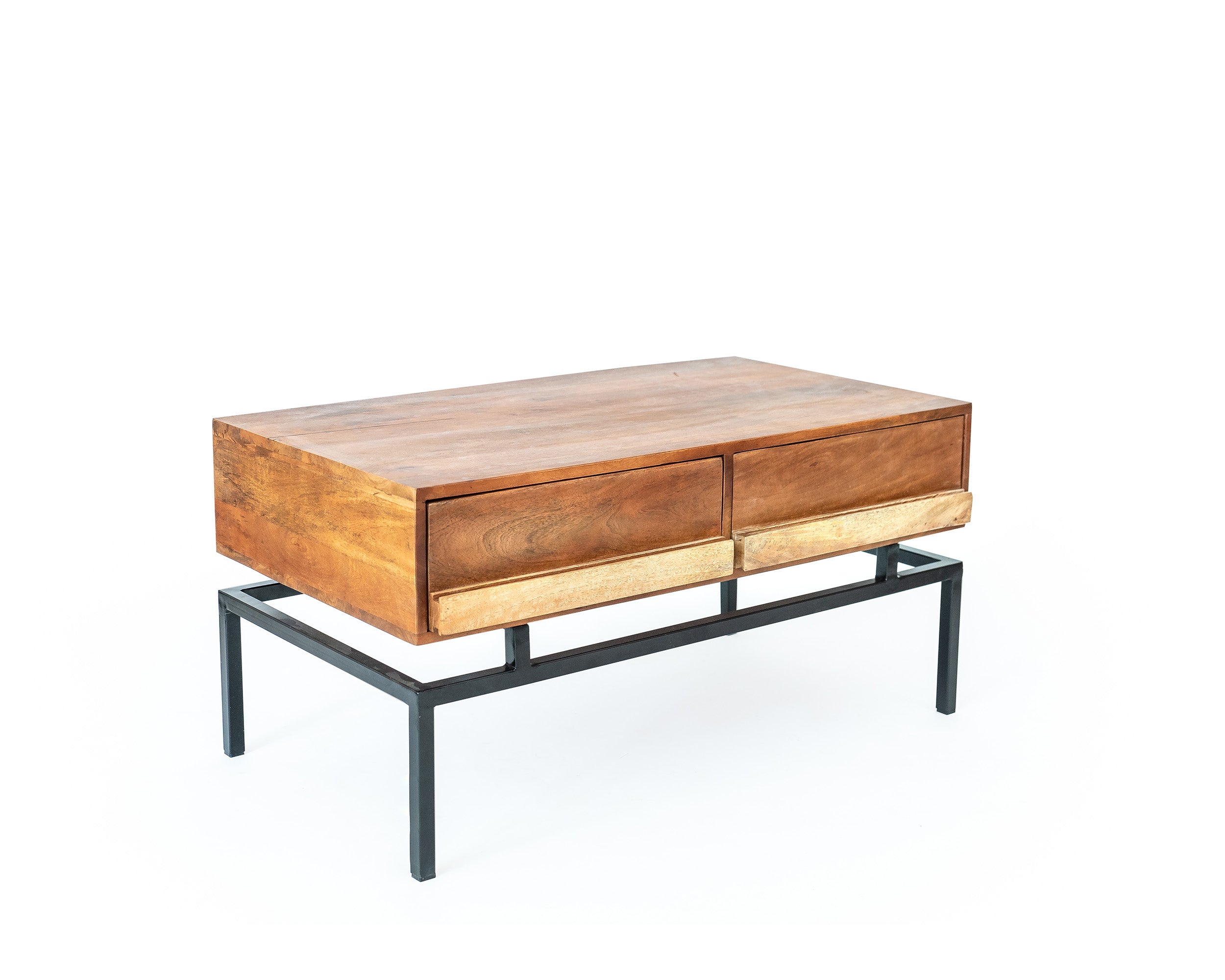 BIRNEY Acacia and Iron Fusion Coffee Table