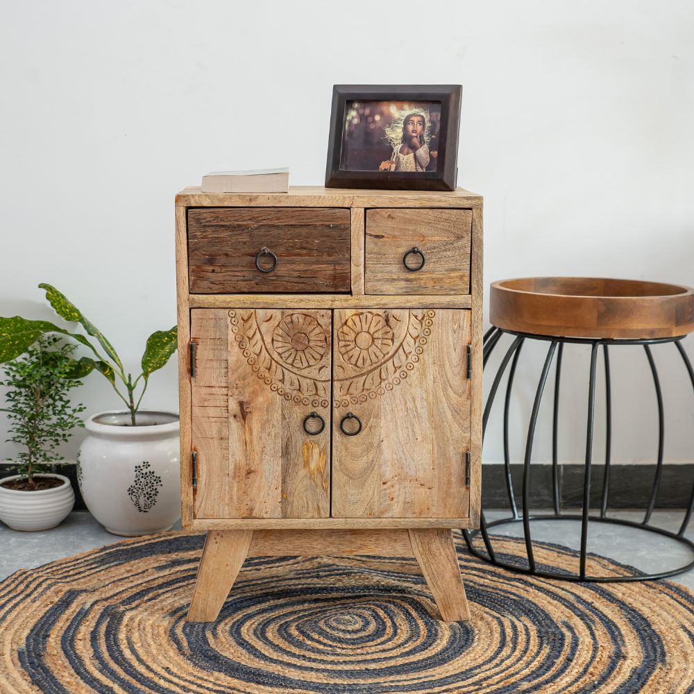 Mango Wood Grace End Table